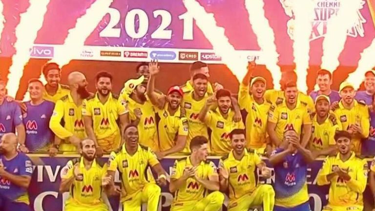 Chennai Super Kings won the 2021 Indian Premier League