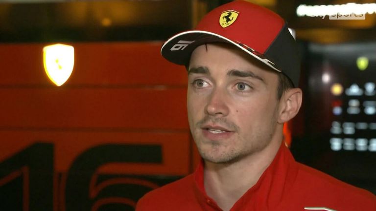 Charles Leclerc is aiming to take pole in his Ferrari in Saturday's qualifying at the Bahrain Grand Prix