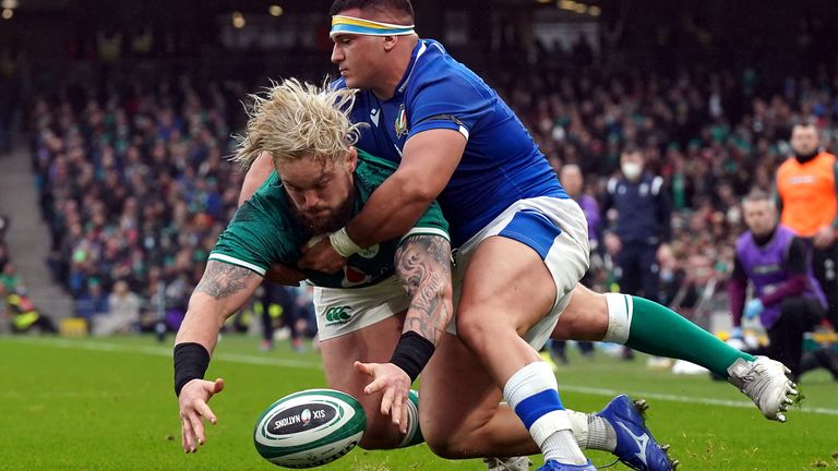 Ireland prop Andrew Porter will miss the rest of the Six Nations with an ankle problem
