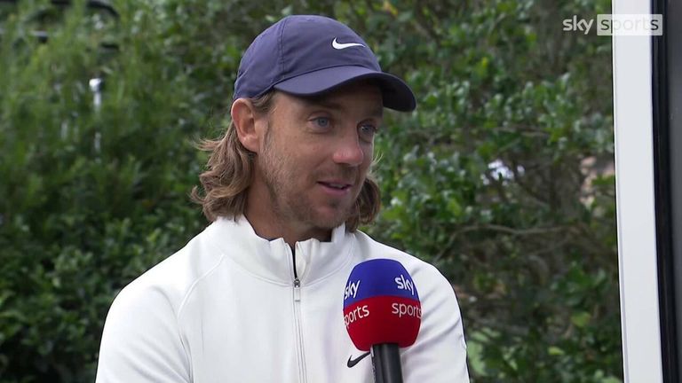 Tommy Fleetwood was relieved to finish his second round on 73 after tough conditions on Sunday morning.