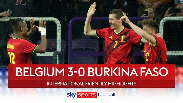 Belgium 3-0 Burkina Faso.
