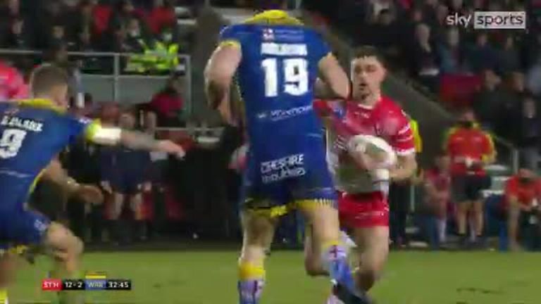 Highlights of the Betfred Super League match between St Helens and Warrington Wolves