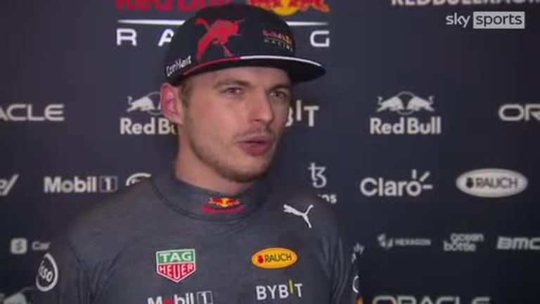 Max Verstappen is pleased with the start Red Bull have made but he's refusing to get too carried away ahead of the opening race of the season