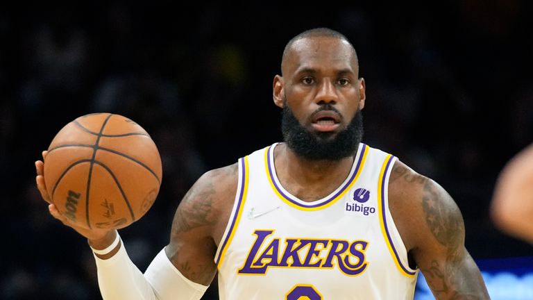 Los Angeles Lakers star LeBron James tops list of NBA players with