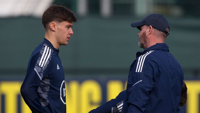 Steve Clarke&#39;s included Aaron Hickey in the Scotland squad for the first time