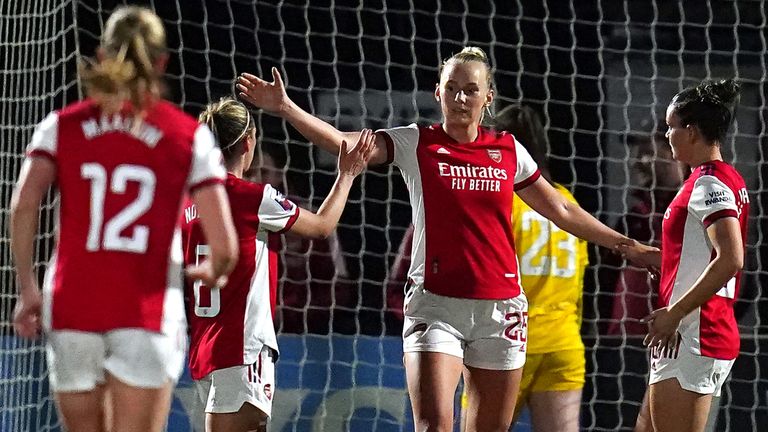 Arsenal Women eased past Coventry United Ladies in the Women's FA Cup