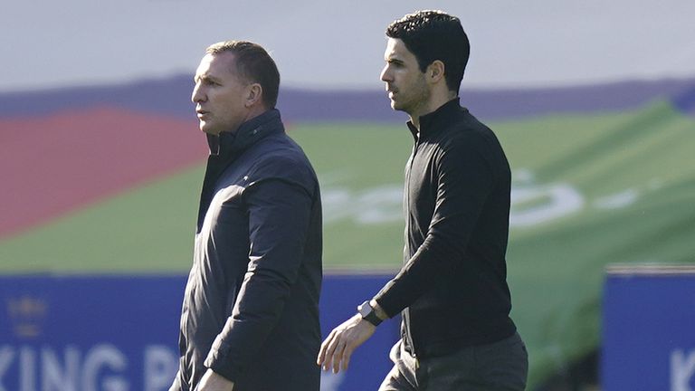 Both Brendan Rodgers (left) and Mikel Arteta (right) know a great deal about the Old Firm rivalry