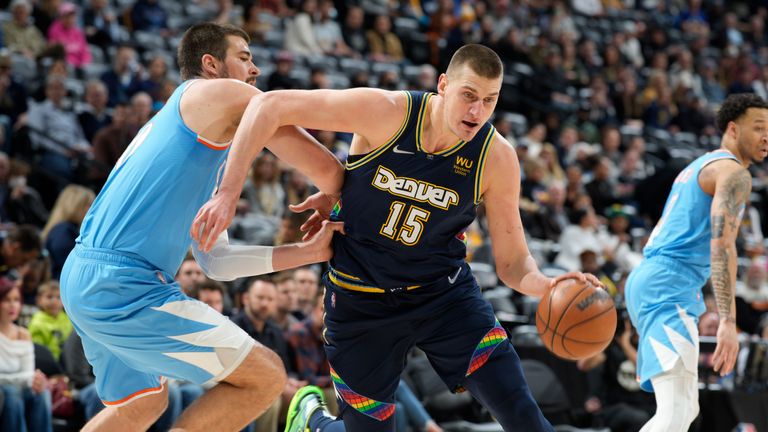 Nikola Jokic starred with 30 points as the Denver Nuggets saw off the Los Angeles Clippers.