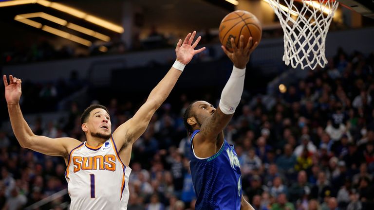Highlights of the clash between the Phoenix Suns and the Minnesota Timberwolves in Week 23 of the NBA.