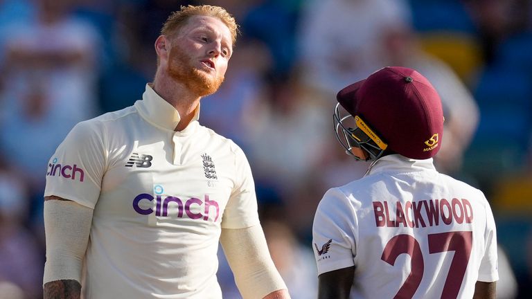 Ben Stokes and Jermaine Blackwood