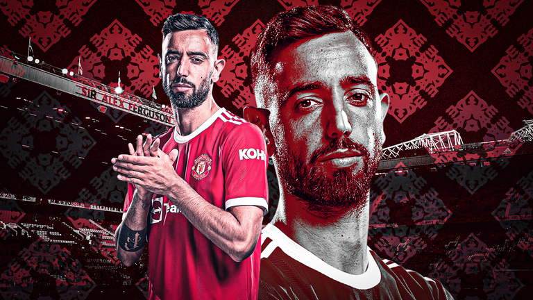 Bruno Fernandes: Manchester United midfielder signs four-year contract at Old Trafford | Football News | Sky Sports