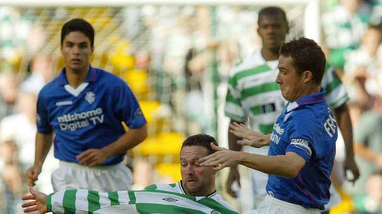 The first Old Firm game of the 2002-03 season ended in a draw