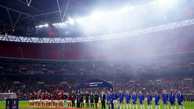 Over 40,000 fans attended the last FA Cup between Chelsea and Arsenal at Wembley
