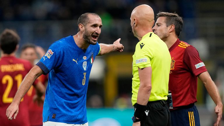 Giorgio Chiellini tiene 115 partidos con Italia