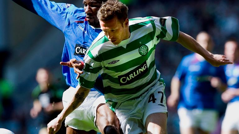 Craig Bellamy gave Celtic a 1-0 over Rangers as the season nearer a climax