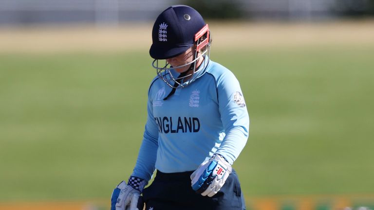 Tammy Beaumont top-scored for England against South Africa