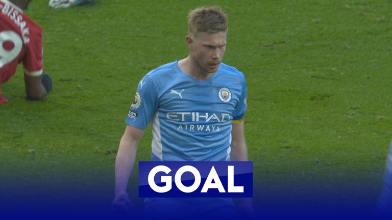 Manchester City 2-1 Manchester United - De Bruyne&#39;s 2nd