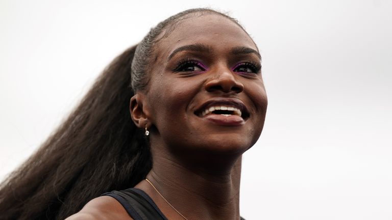 Dina Asher-Smith will be hoping to break Hyman's record at the 2024 Olympics in Paris