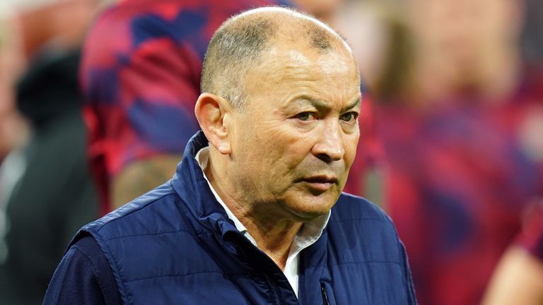 Francia vs Inglaterra - Guinness Six Nations - Stade de France El entrenador de Inglaterra Eddie Jones antes del partido Guinness Six Nations en el Stade de France.  Imagen fecha: sábado, 19 de marzo de 2022.