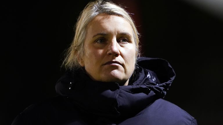 File photo dated 19-01-2022 of Emma Hayes, who insists she has no concerns over the future of Chelsea Women with the club up for sale. Issue date: Friday March 4, 2022.