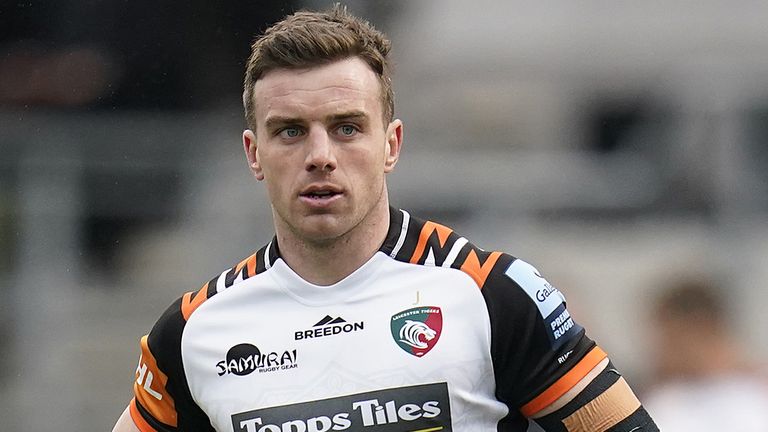 George Ford limped off injured just 30 minutes into the contest 