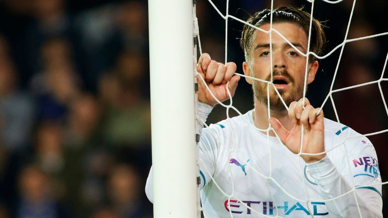 Jack Grealish has had a frustrating first season at Manchester City in front of goal