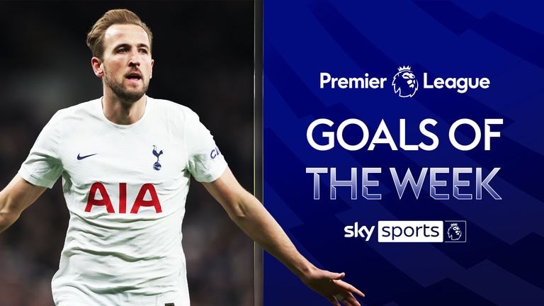 Harry Kane's volley against Everton was one of the goals of the week from this week's Premier League