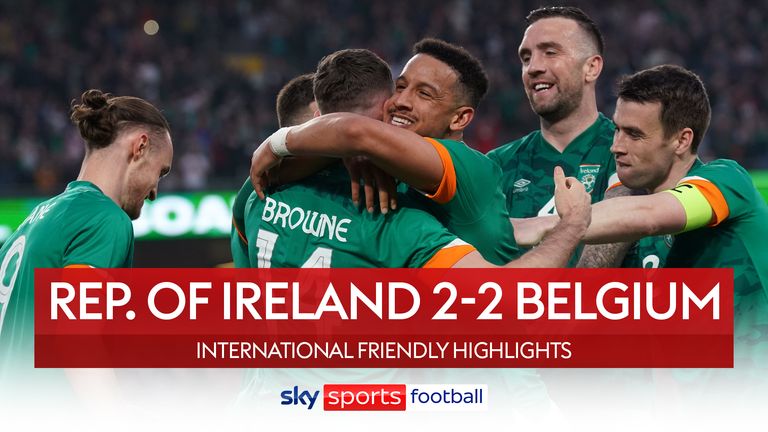 Ierland 2-2 België