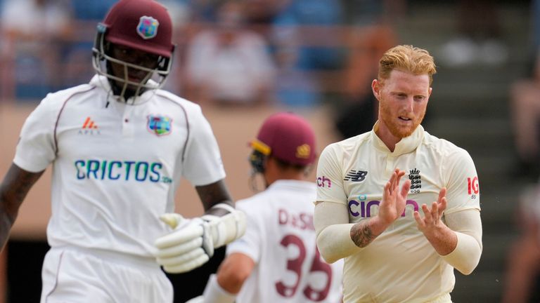 The West Indies tail saw the team beyond England's first-innings score of 204 on day two in Grenada