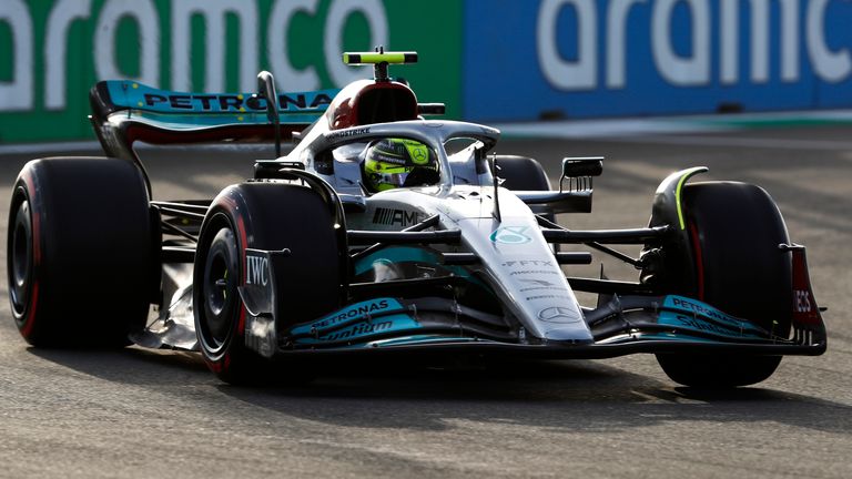 Lewis Hamilton is knocked out in Q1 during Saudi Arabian Qualifying