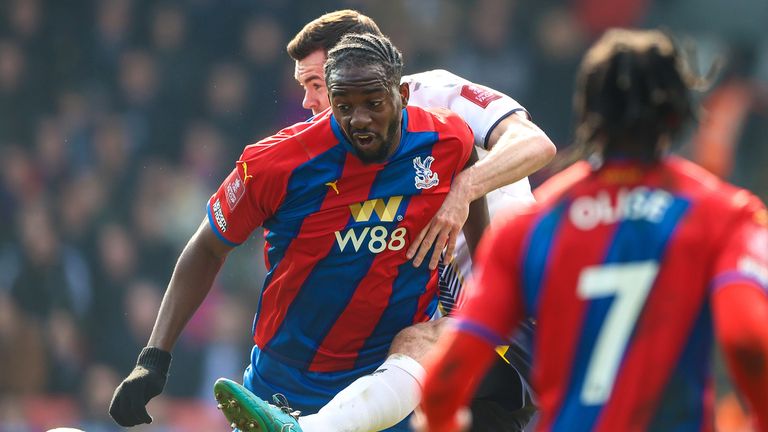 Everton struggled to contain Jean-Philippe Mateta at Selhurst Park