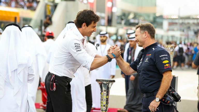 There was certainly no love lost between Mercedes team principal Toto Wolff and Red Bull boss Christian Horner during last season&#39;s incredible title tussle.