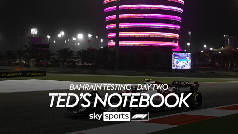 Sky F1's Ted Kravitz looks back on the second day of Formula 1's pre-season test from Bahrain