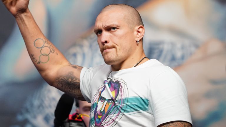 Oleksandr Usyk File Photo
File photo dated 24-09-2021 of Oleksandr Usyk. World heavyweight champion Oleksandr Usyk insisted he has �absolutely no fear� after taking up arms in Kyiv to defend his native Ukraine against invading Russian forces. Issue date: Wednesday March 2, 2022.