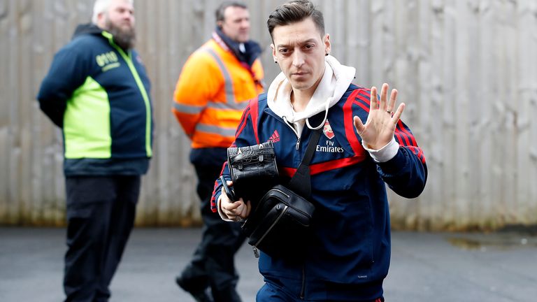 Ozil left Arsenal under a similar cloud of controversy last year