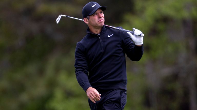 Paul Casey during the second round of The Players