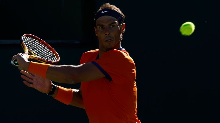 Rafael Nadal continues his unbeaten run at the start of a new season