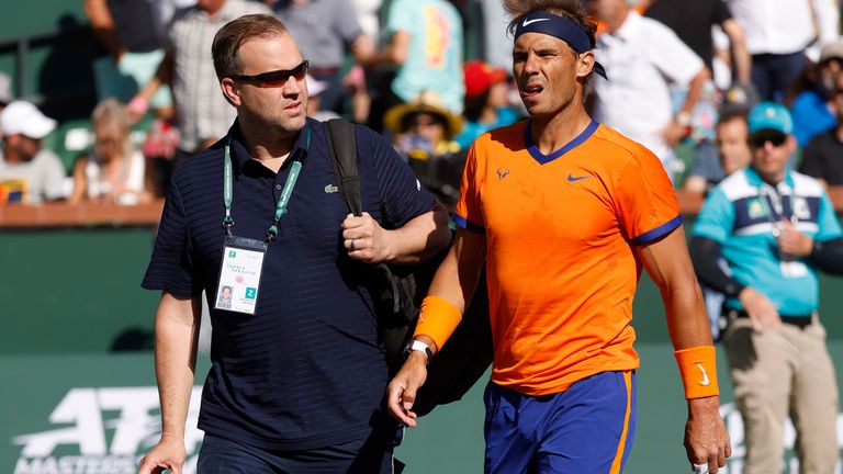 Nadal had trouble breathing during his loss to Taylor Fritz in Sunday's Indian Wells Finals