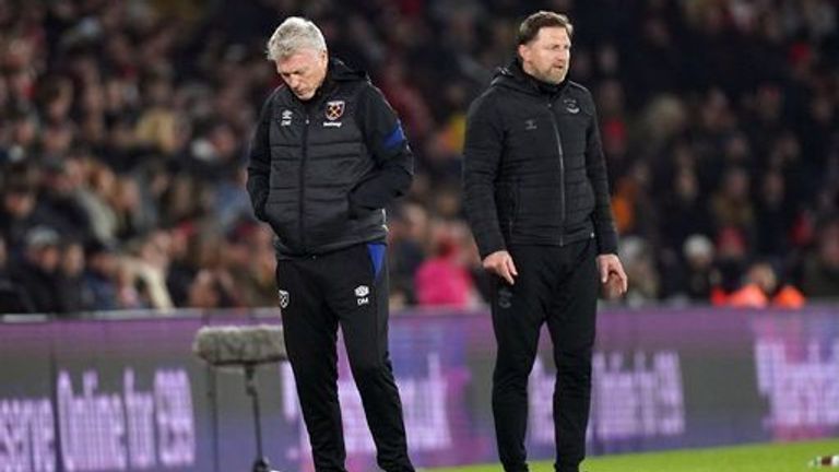 West Ham United manager David Moyes  was out-foxed by Ralph Hasenhuttl