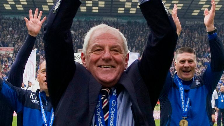 Walter Smith ended his second spell as Rangers manager by winning the 2011 title