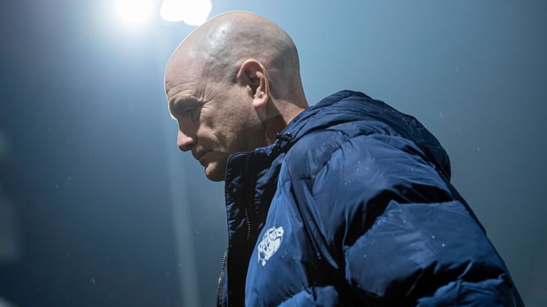 Picture by Allan McKenzie/SWpix.com - 03/03/2022 - Rugby League - Betfred Super League Round 4 - Wakefield Trinity v Leeds Rhinos - Be Well Support Stadium, Wakefield, England - Leeds head coach Richard Agar.