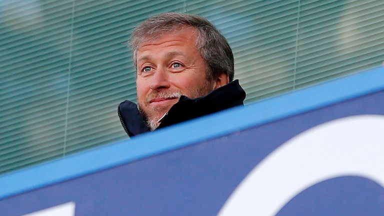 Roman Abramovich watches on from the stands and FA Cup 4th Round Replay at Stamford Bridge in 2013 (image: David Klein/Sportimage)