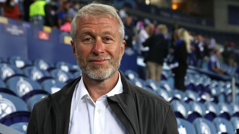 Roman Abramovich pictured at the 2021 Champions League final