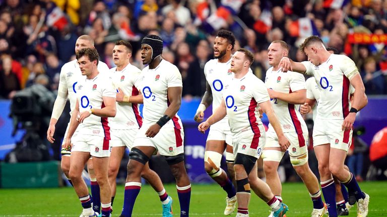 England lose to France at the Stade de France