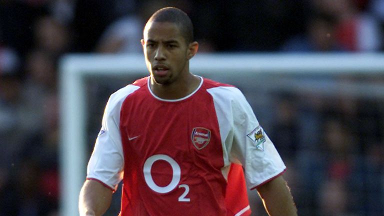 Ryan Garry playing for Arsenal in 2003