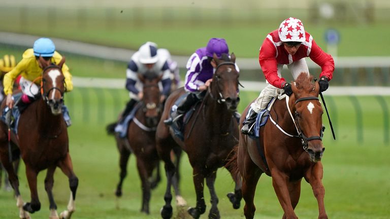 Saffron Beach won the Group One Sun Chariot Stakes under William Buick in October