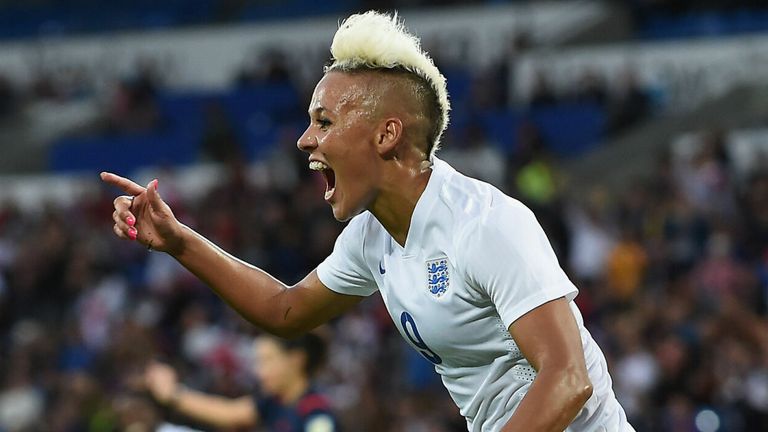 Lianne Sanderson was capped 50 times by England