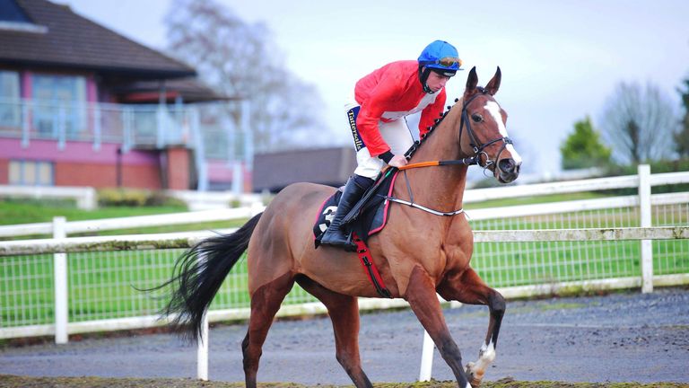 Sir Gerhard and Jamie Codd on their way to post at Navan