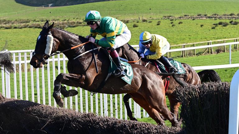 Spades Are Trumps jumps clear in the Ulster National