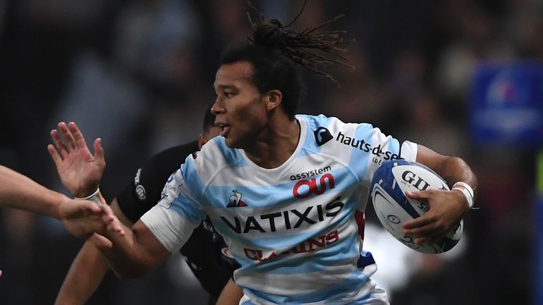 Teddy Thomas crossed the line for Racing 92 as they set themselves up for a semi-final against La Rochelle